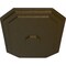 Ekena Millwork Felix Ceiling Medallion, Hand-Painted Brass, 25 1/4"W x 17 1/4"H x 1 3/4"P CM25FEBRS - alternate 4